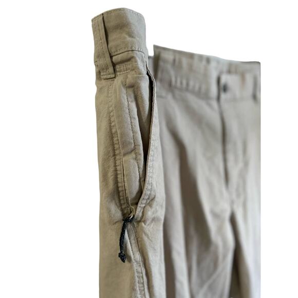 Columbia Men’s Pants Beige Thick Size 40W 32L Security Zip Pocket - Picture 5 of 9